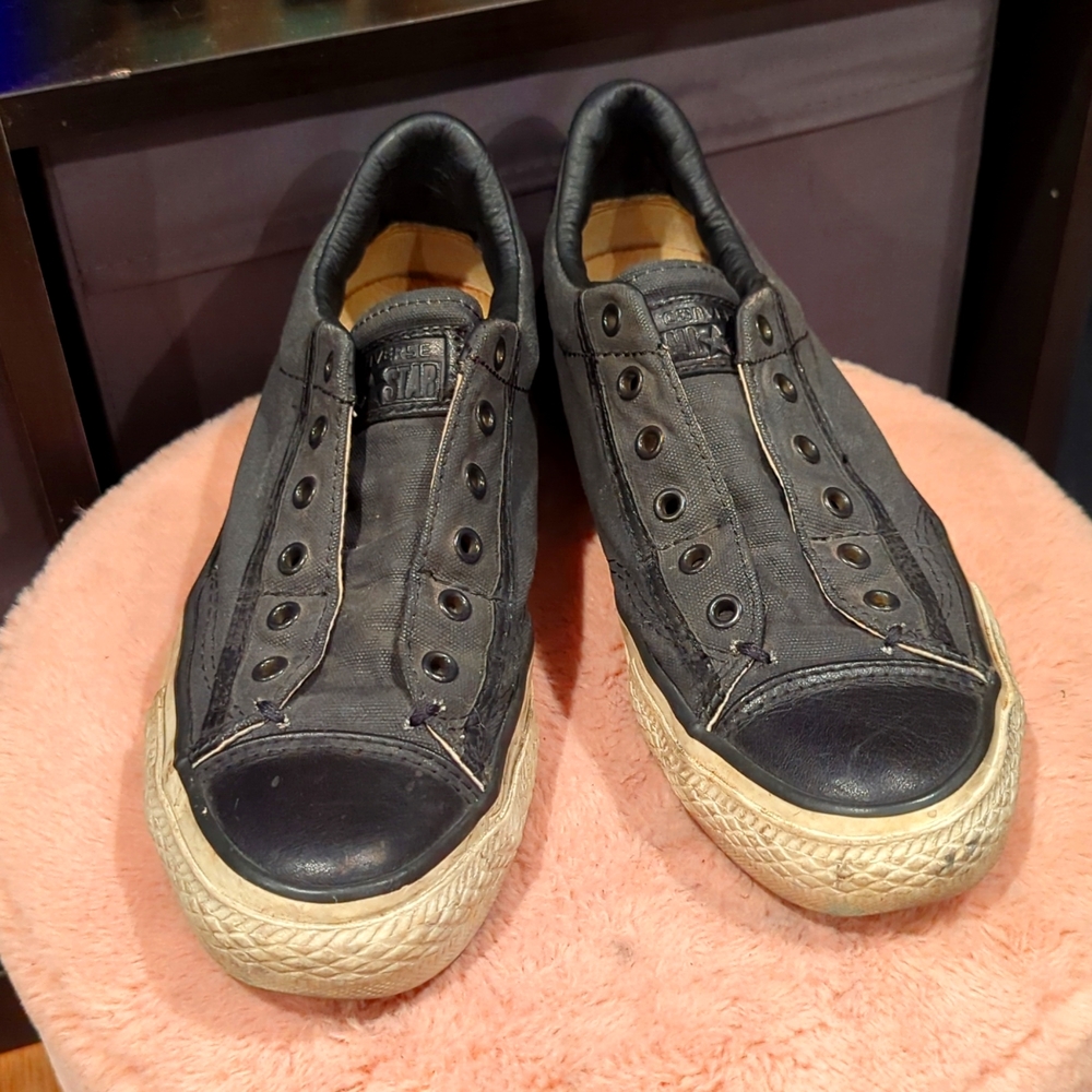 CONVERSE X JOHN VARVATOS  Men’s SIZE 4.5 Women’s 6.5 All Star Shoes Gray Black